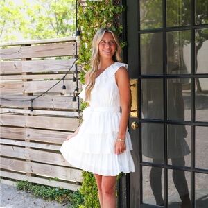 Pants Store White One Shoulder Dress
